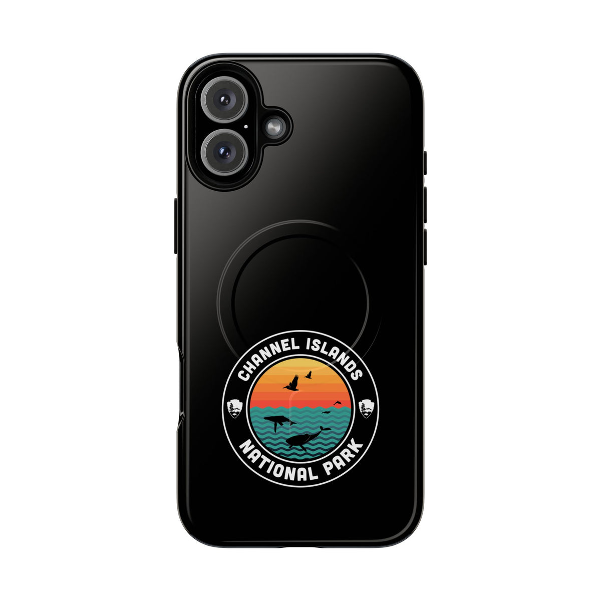 Channel Islands National Park iPhone Case with MagSafe - Round Emblem Design