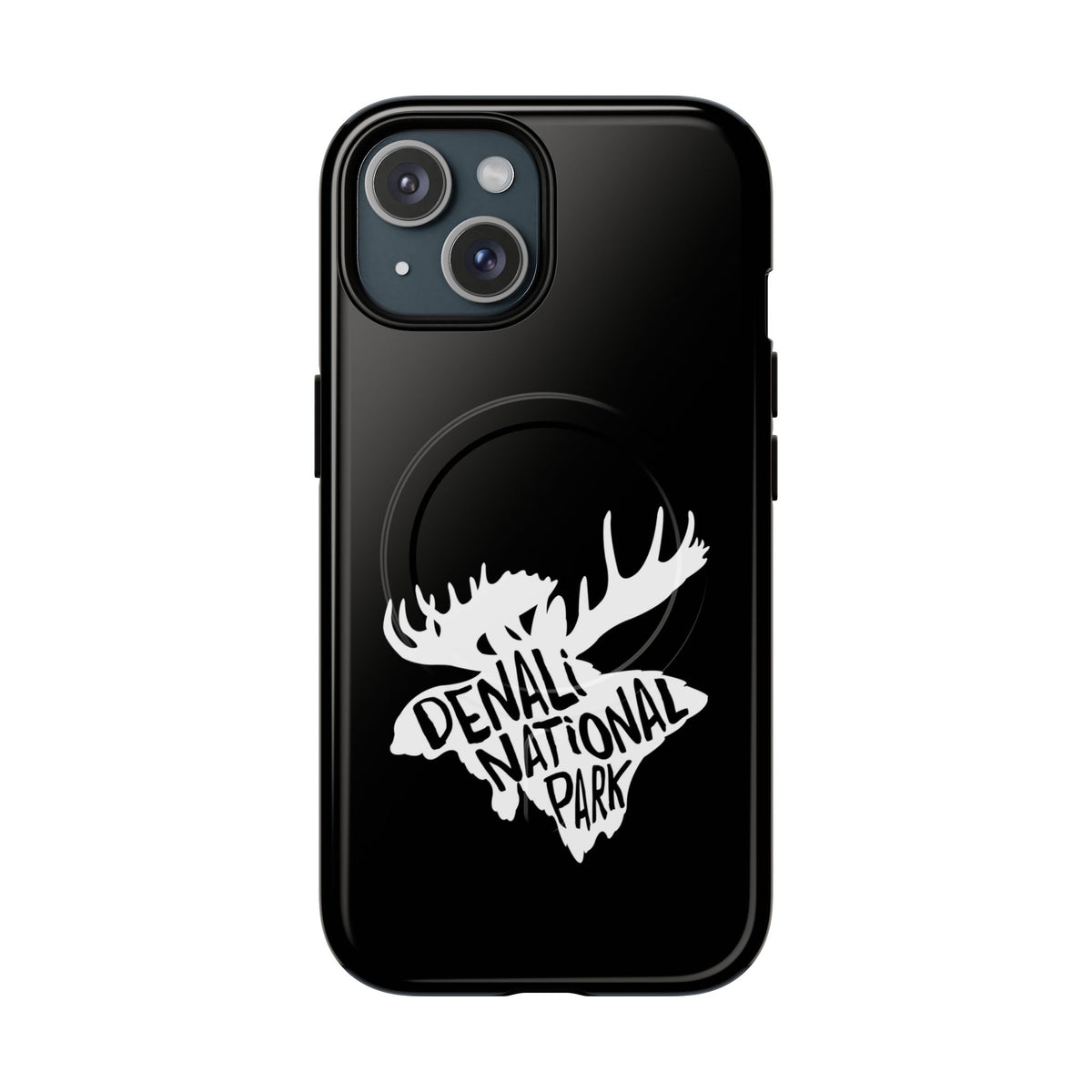 Denali National Park iPhone Case with MagSafe - Moose Design