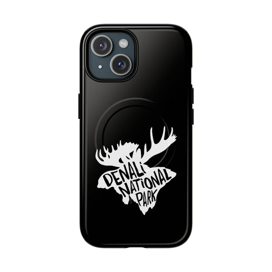 Denali National Park iPhone Case with MagSafe - Moose Design