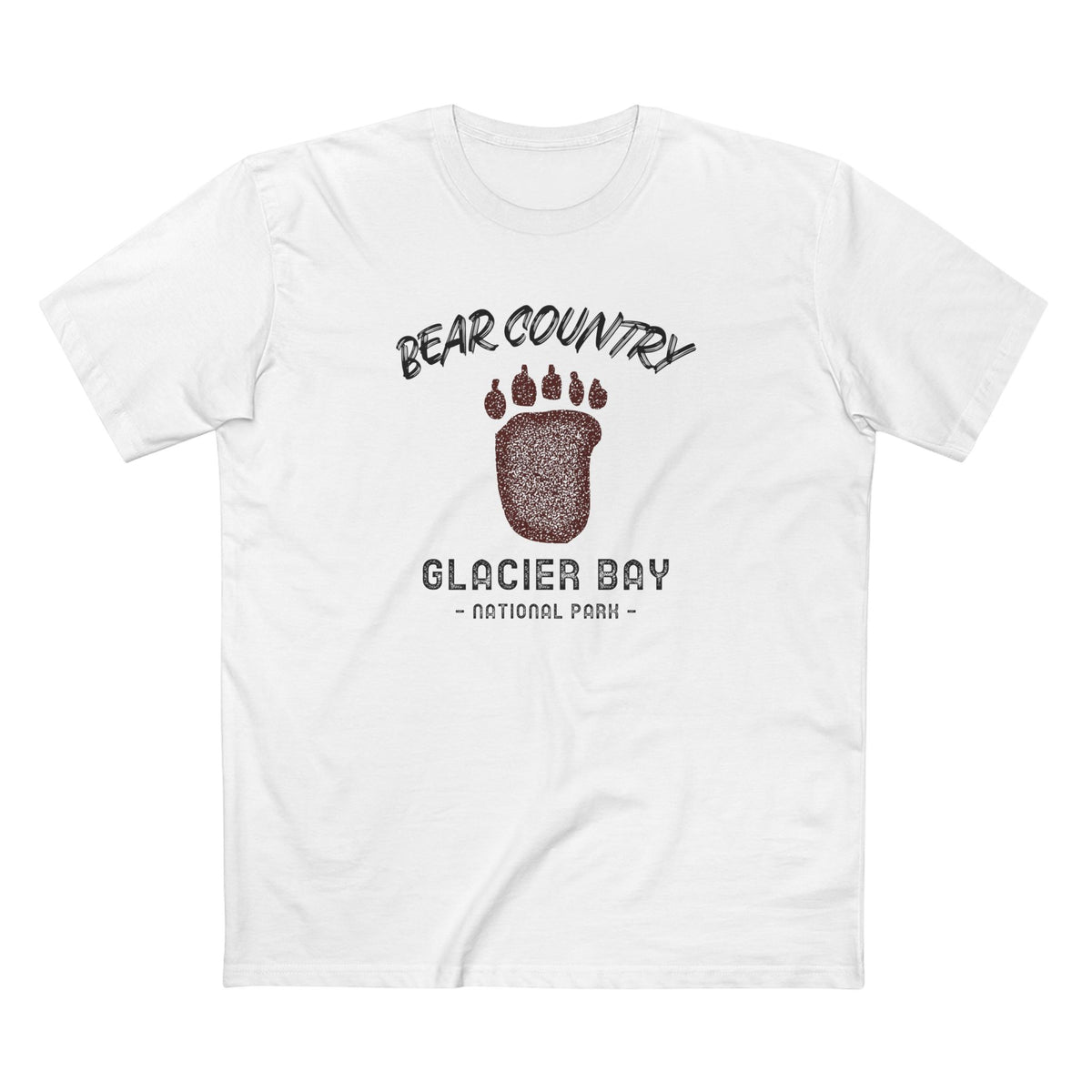 Glacier Bay National Park T-Shirt - Bear Country in White
