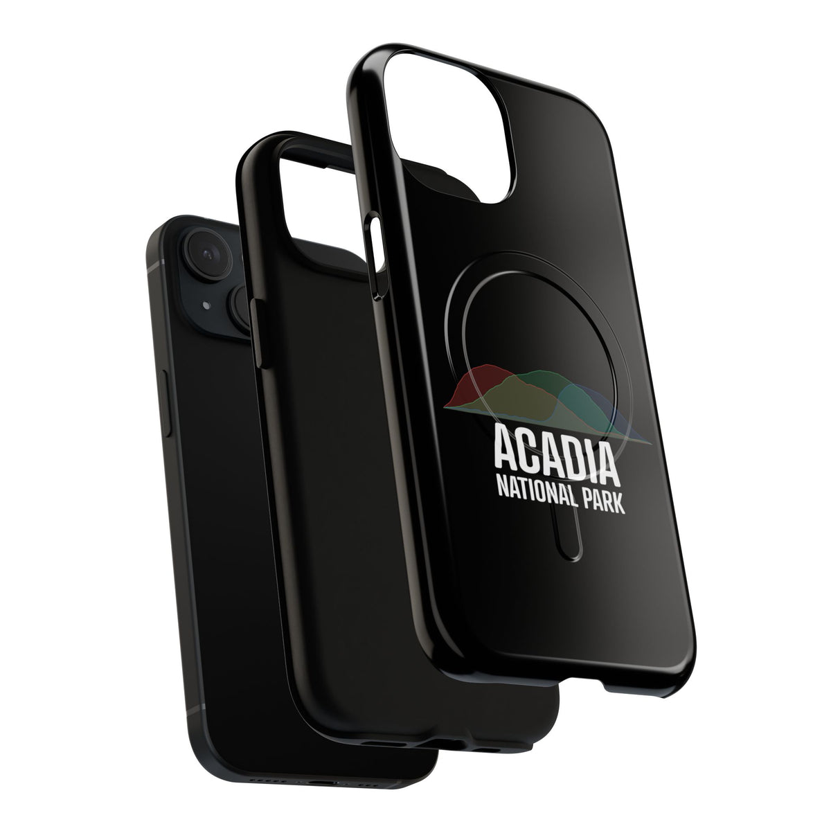 Acadia National Park iPhone Case with MagSafe - Histogram Design