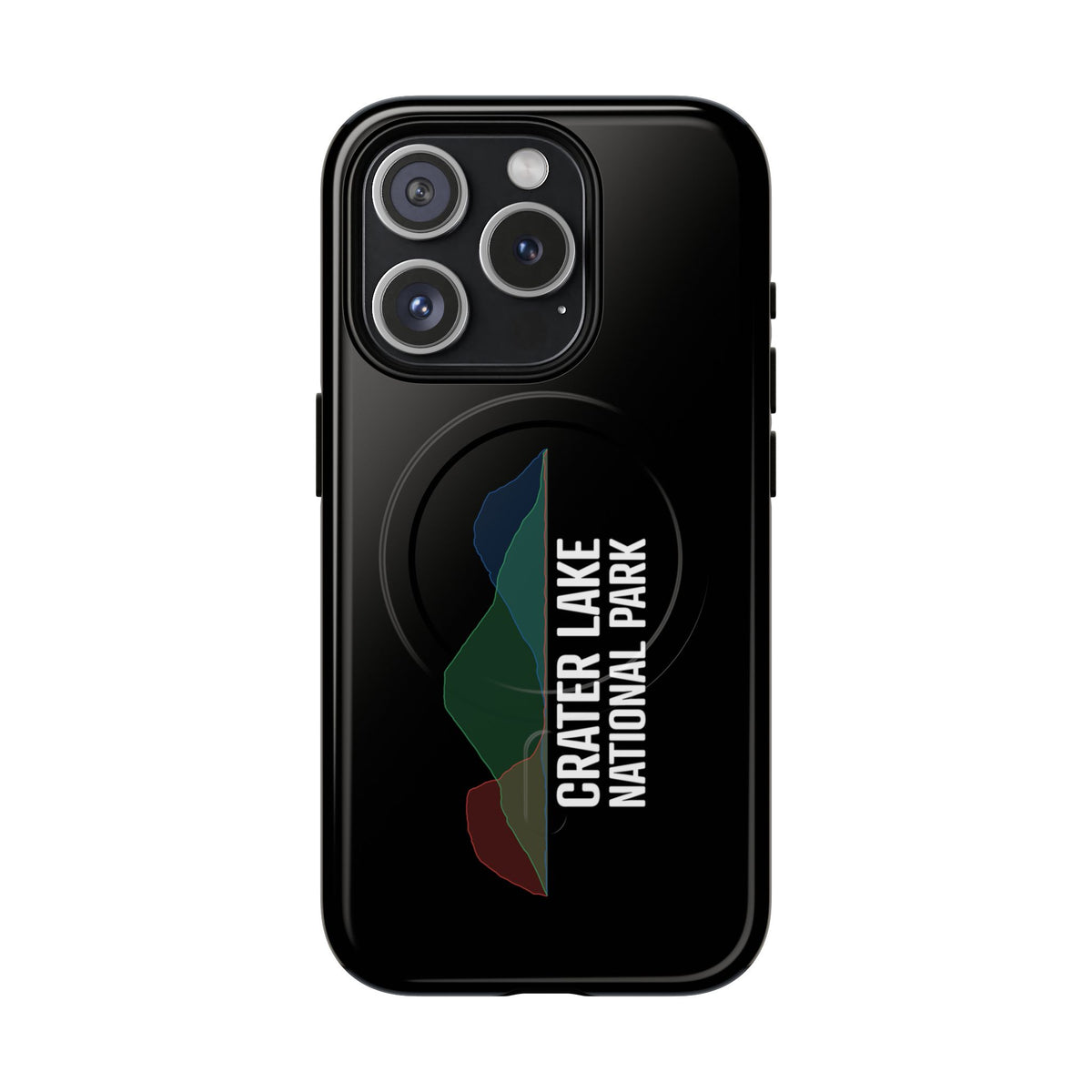 Crater Lake National Park iPhone Case with MagSafe - Histogram Design