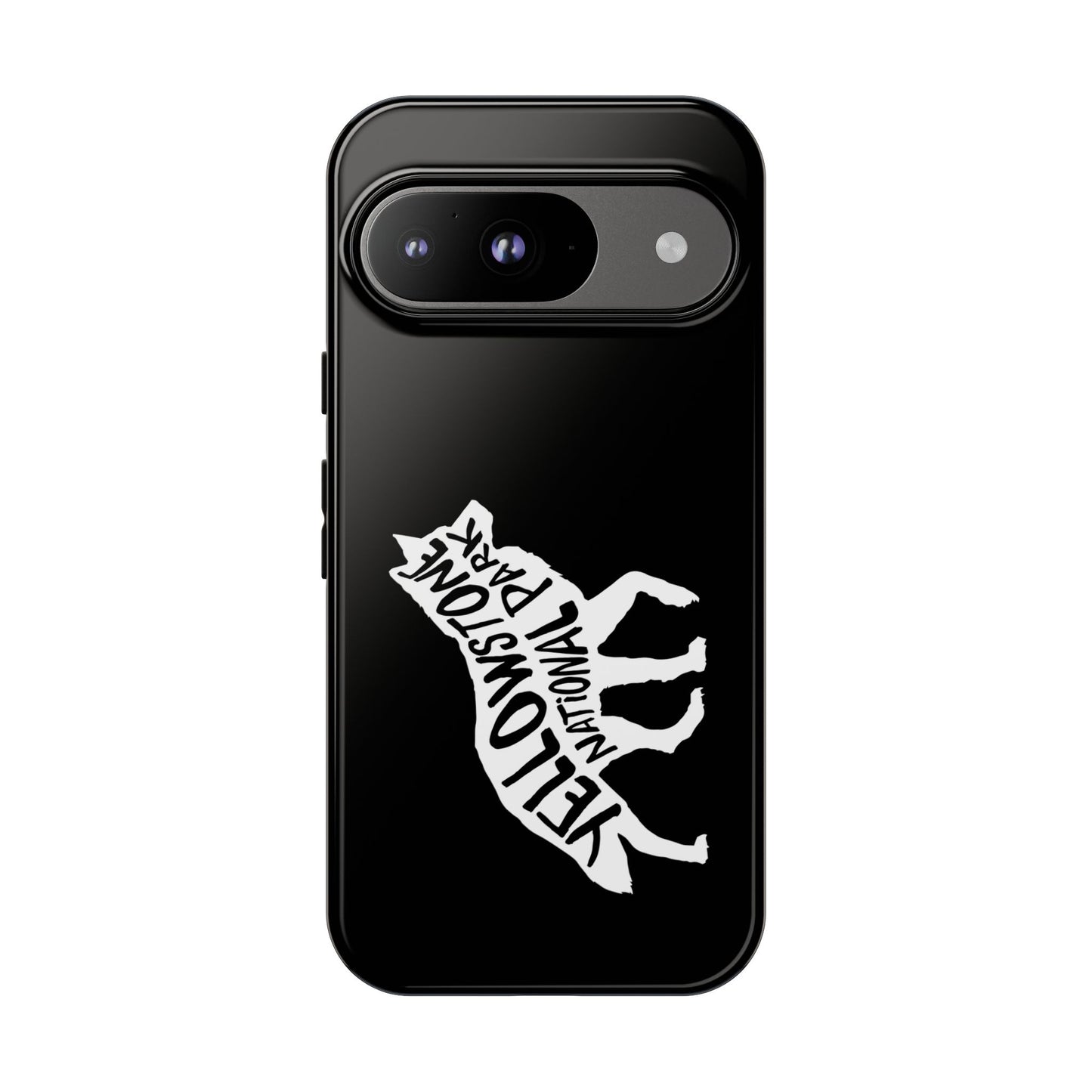 Yellowstone National Park Phone Case - Wolf Design