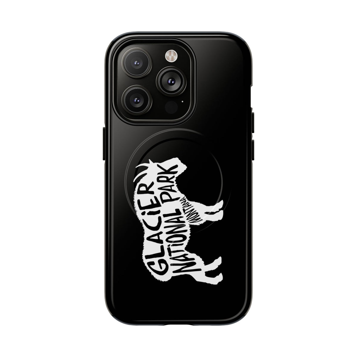 Glacier National Park iPhone Case with MagSafe - Mountain Goat Design