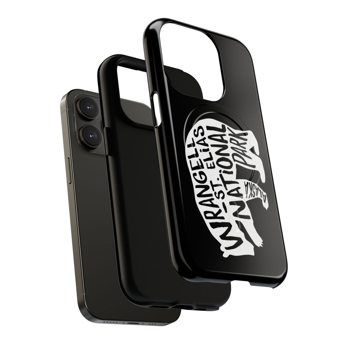 Wrangell - St. Elias National Park iPhone Case with MagSafe - Grizzly Bear Design