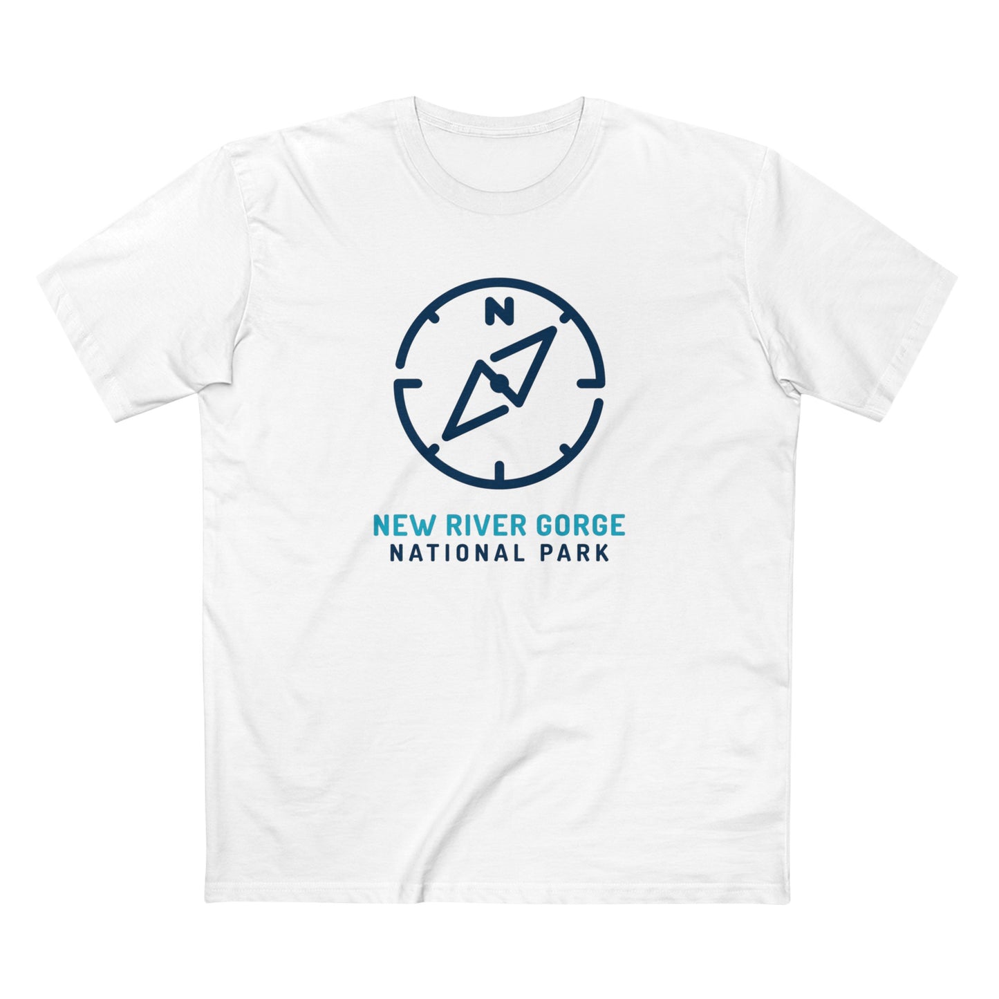 New River Gorge National Park T-Shirt Compass Design
