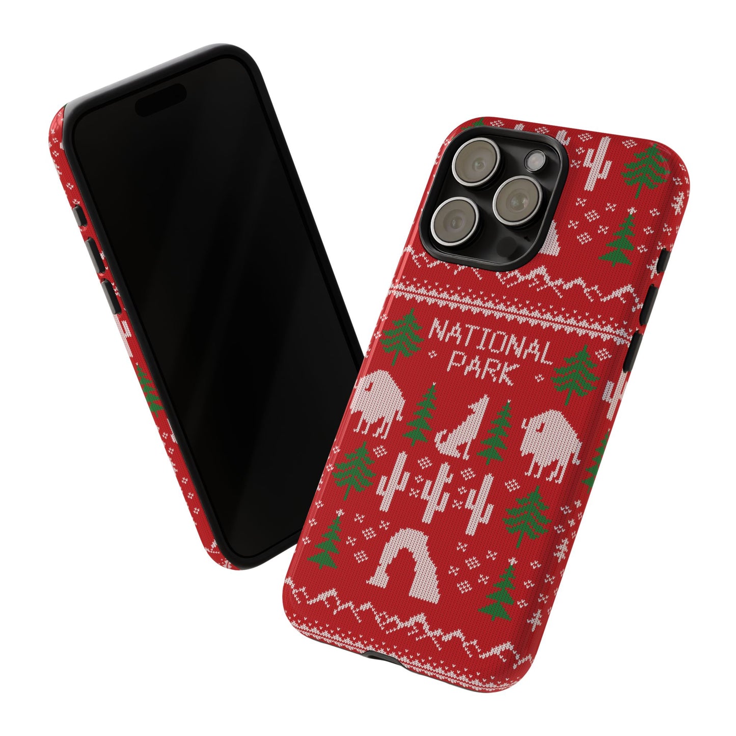 National Park Phone Case - Fair Isle Pattern