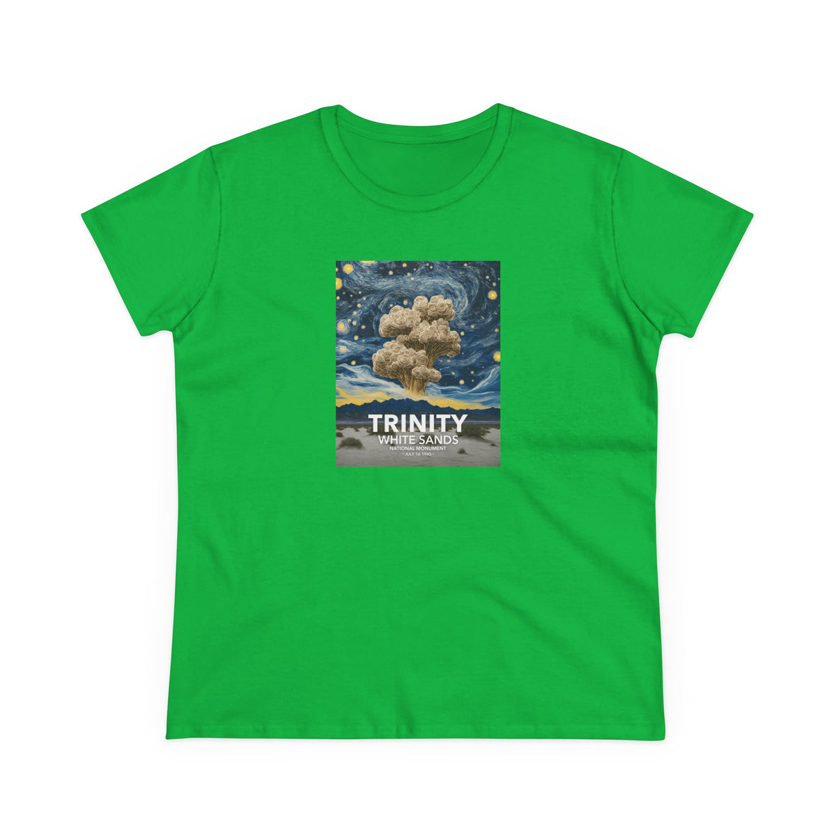 White Sands National Park Women's T-Shirt - Starry Night Trinity Test