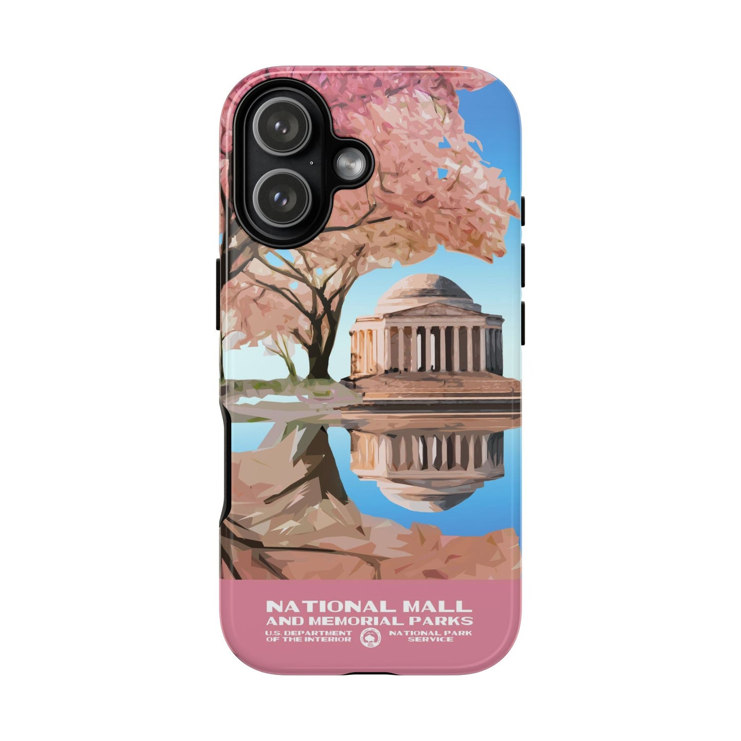 National Mall Washington DC WPA Phone Case