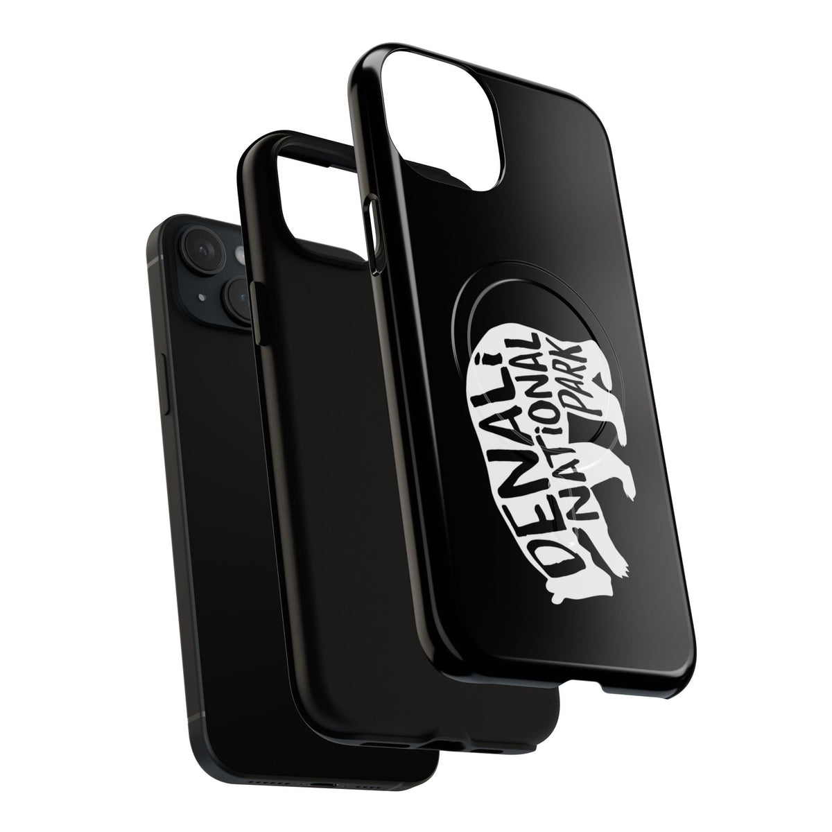 Denali National Park iPhone Case with MagSafe - Grizzly Bear Design