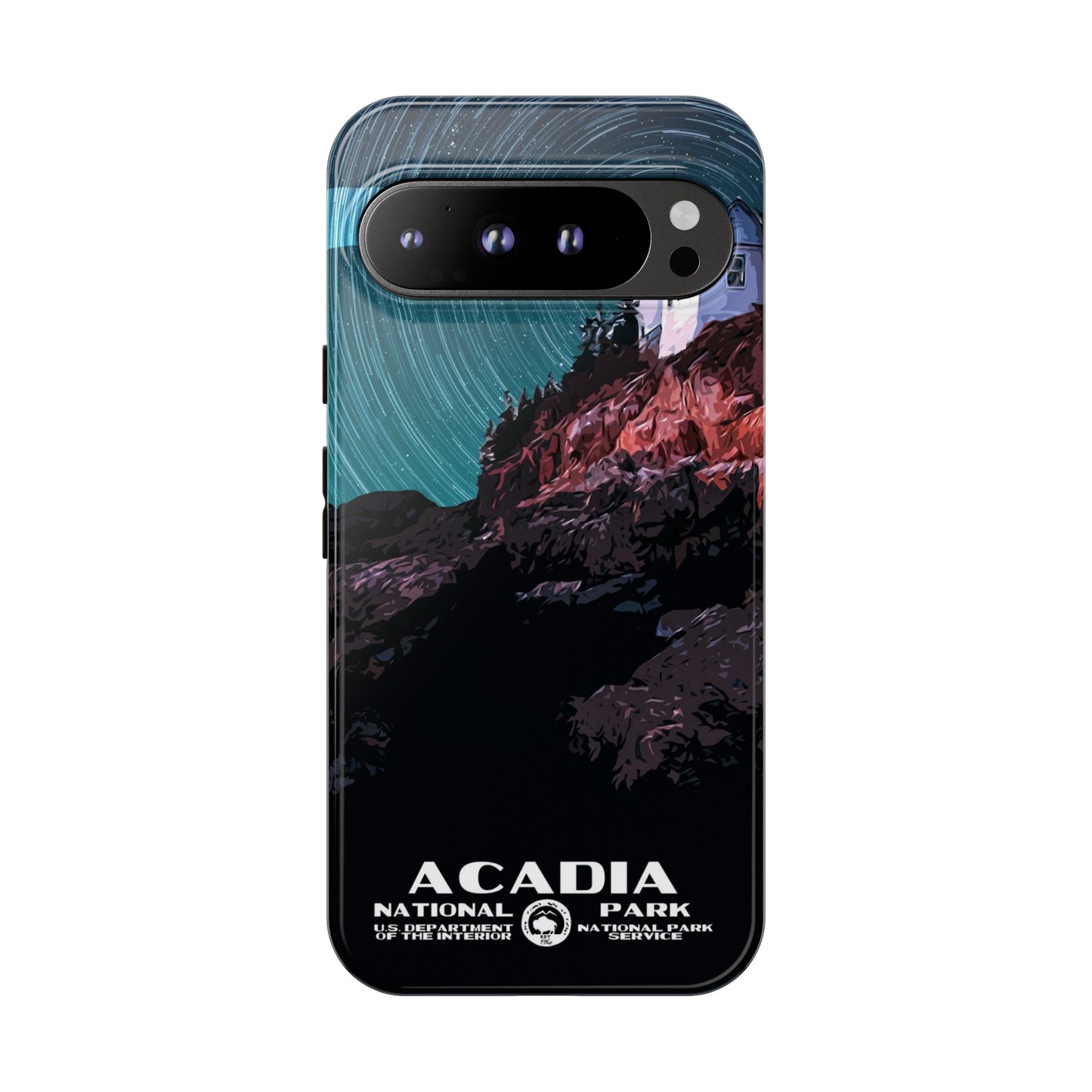 Acadia National Park Phone Case - WPA Style
