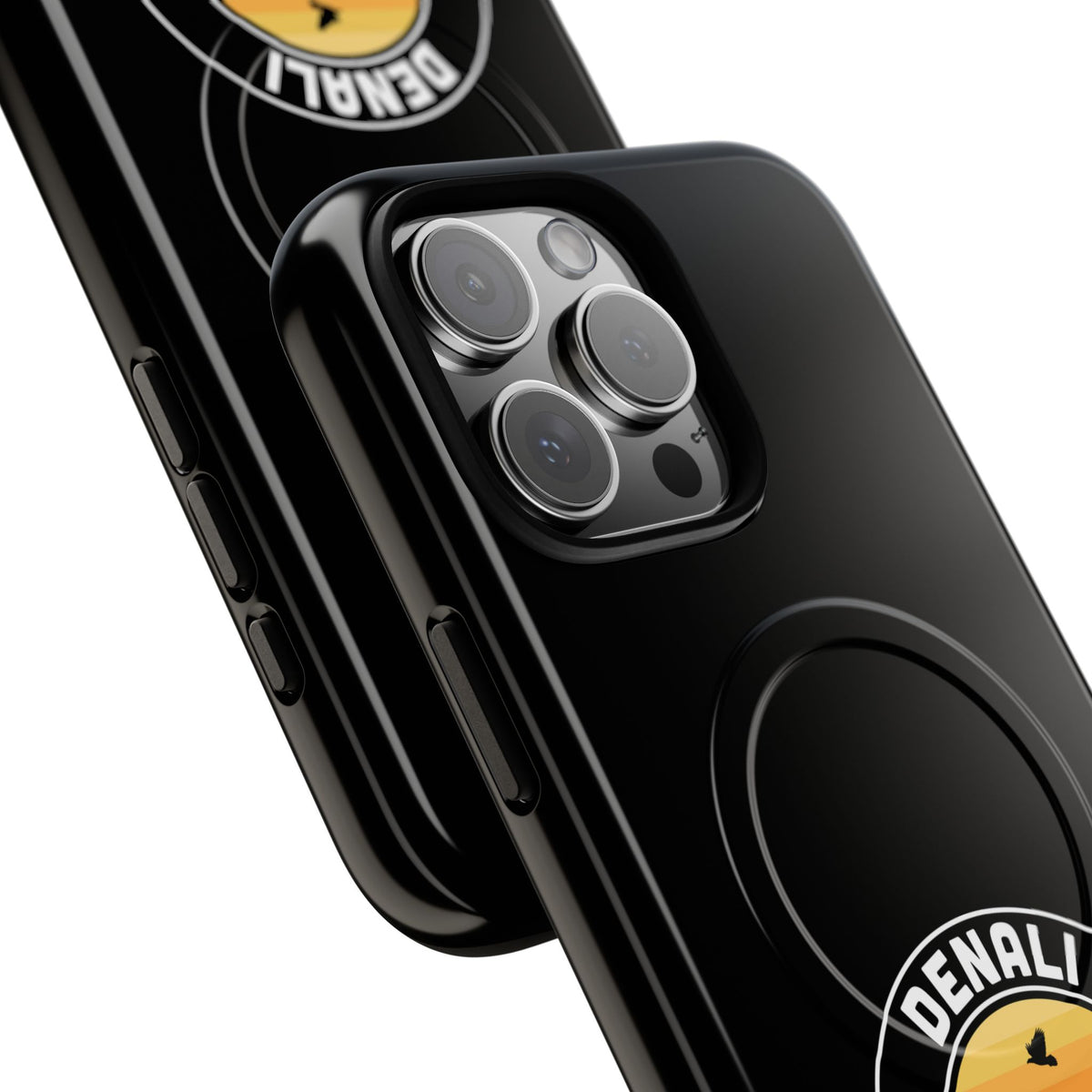 Denali National Park iPhone Case with MagSafe - Round Emblem Design