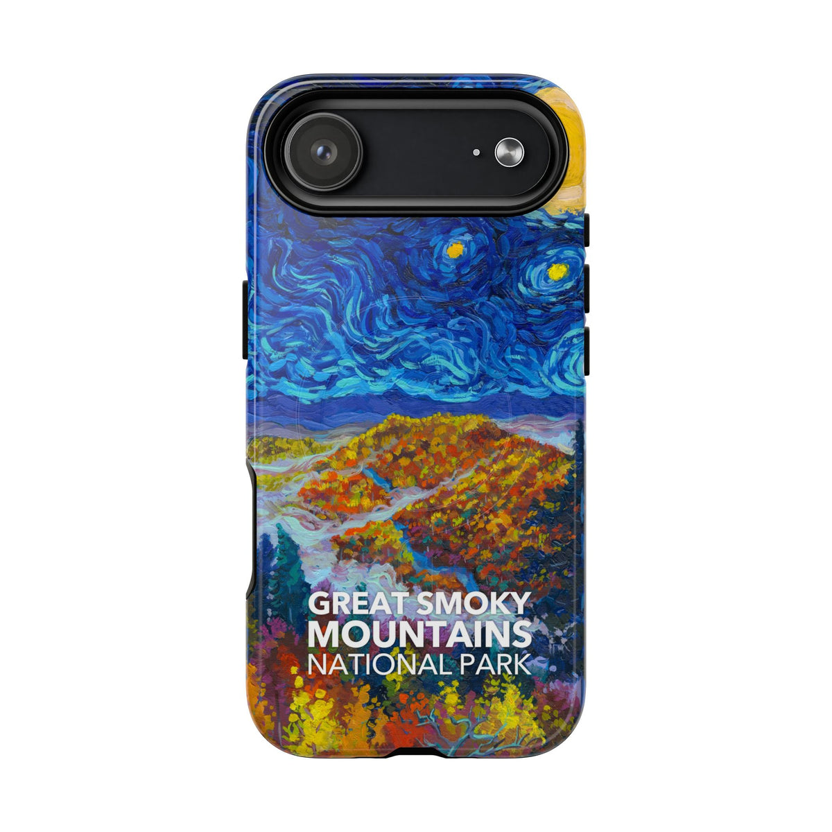 Great Smoky Mountains National Park iPhone Case with MagSafe - Starry Night