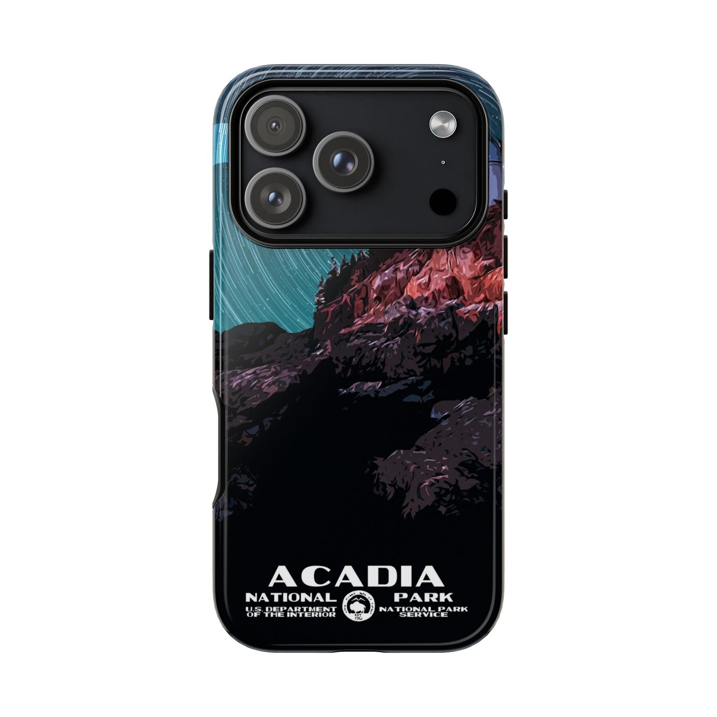 Acadia National Park Phone Case - WPA Style