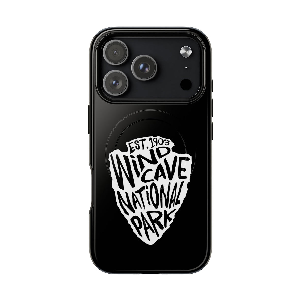 Wind Cave National Park iPhone Case with MagSafe - Arrowhead Design