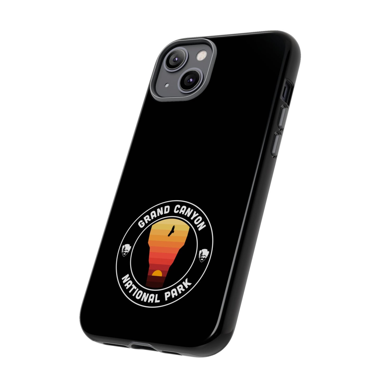 Grand Canyon National Park Phone Case - Round Emblem Design