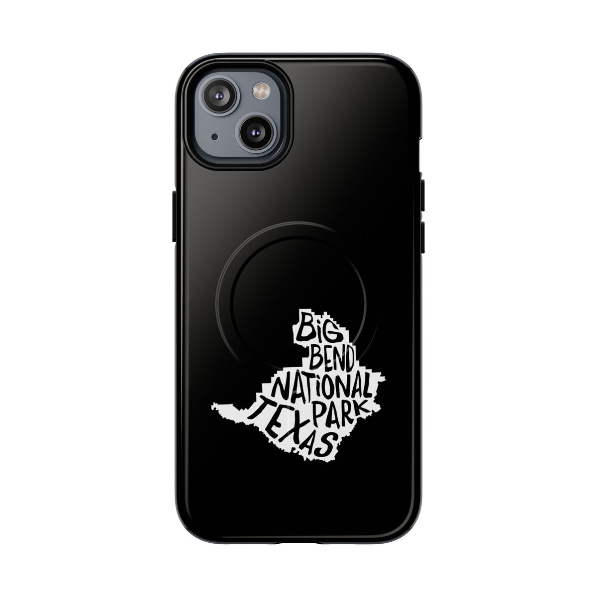 Big Bend National Park iPhone Case with MagSafe - Map Design
