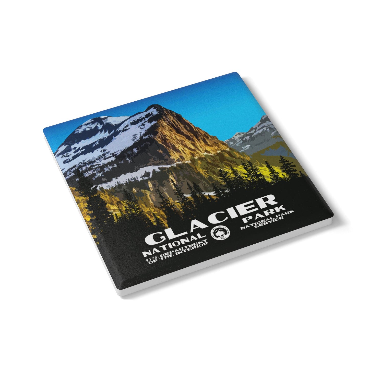 Glacier National Park Ceramic Coaster