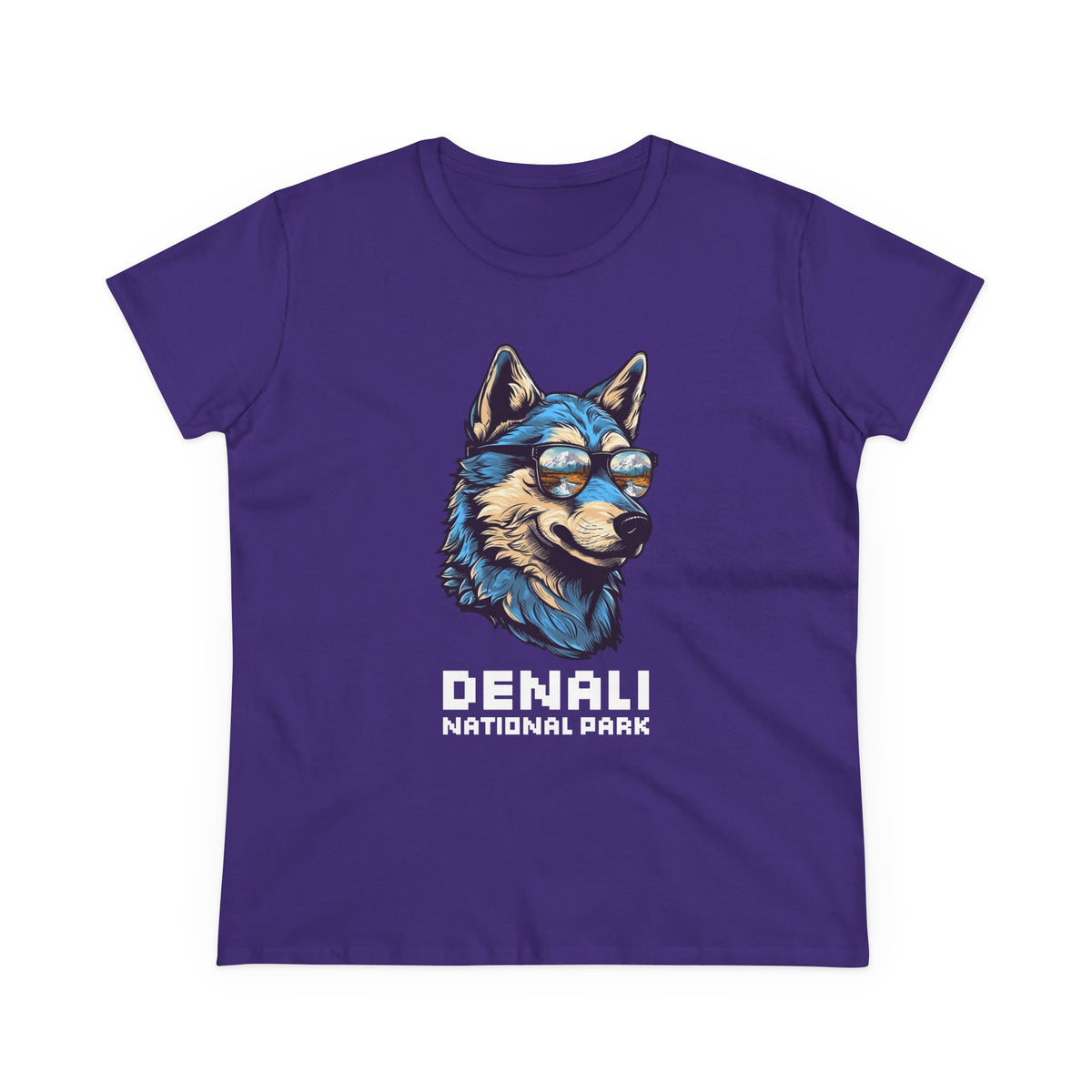 Denali National Park Women's T-Shirt - Cool Wolf