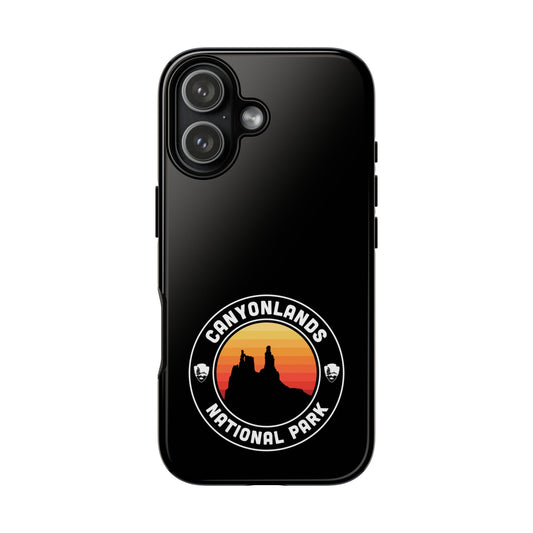 Canyonlands National Park Phone Case - Round Emblem Design