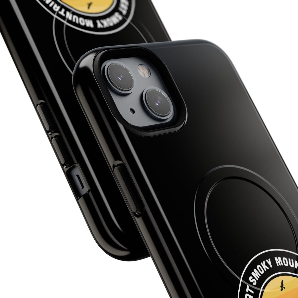 Great Smoky Mountains National Park iPhone Case with MagSafe - Round Emblem Design