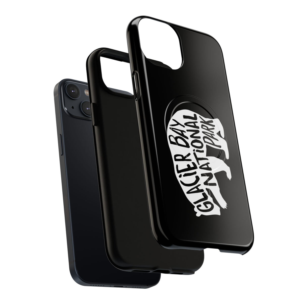 Glacier Bay National Park iPhone Case with MagSafe - Grizzly Bear Design