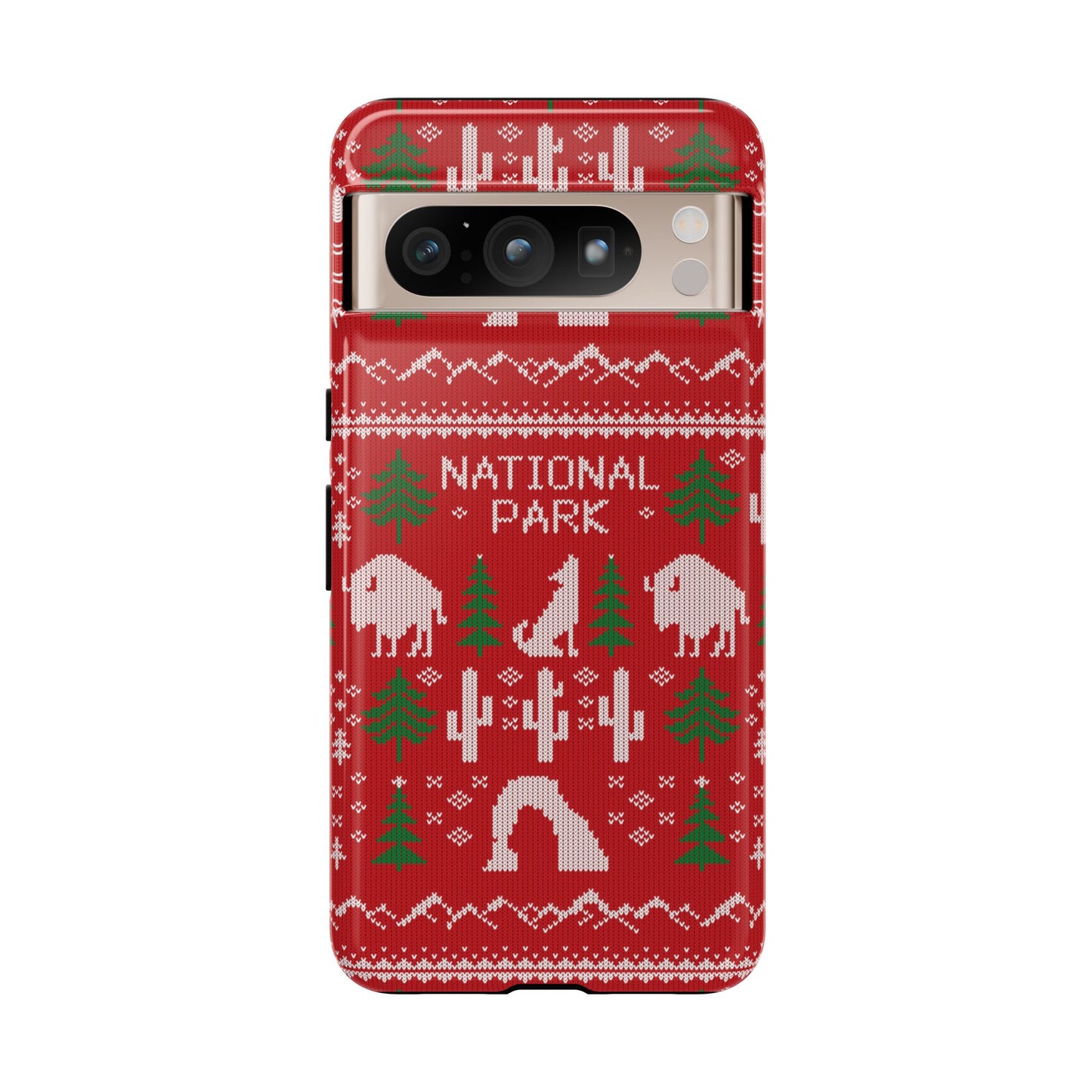 National Park Phone Case - Fair Isle Pattern