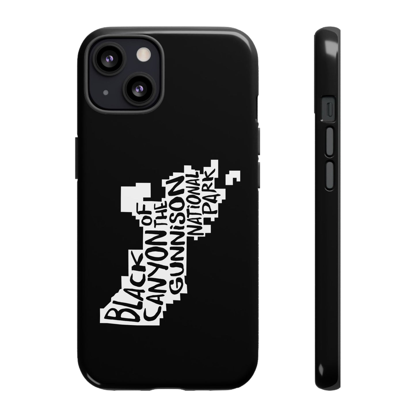 Black Canyon of the Gunnison National Park Phone Case - Map Design