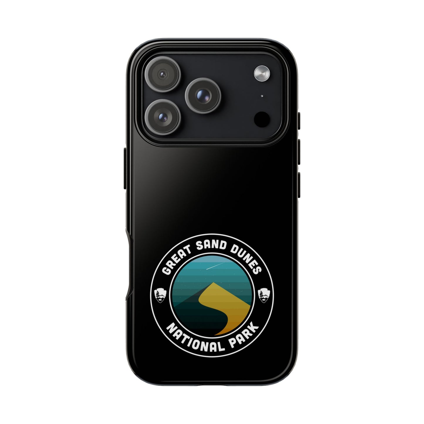 Great Sand Dunes National Park Phone Case - Round Emblem Design