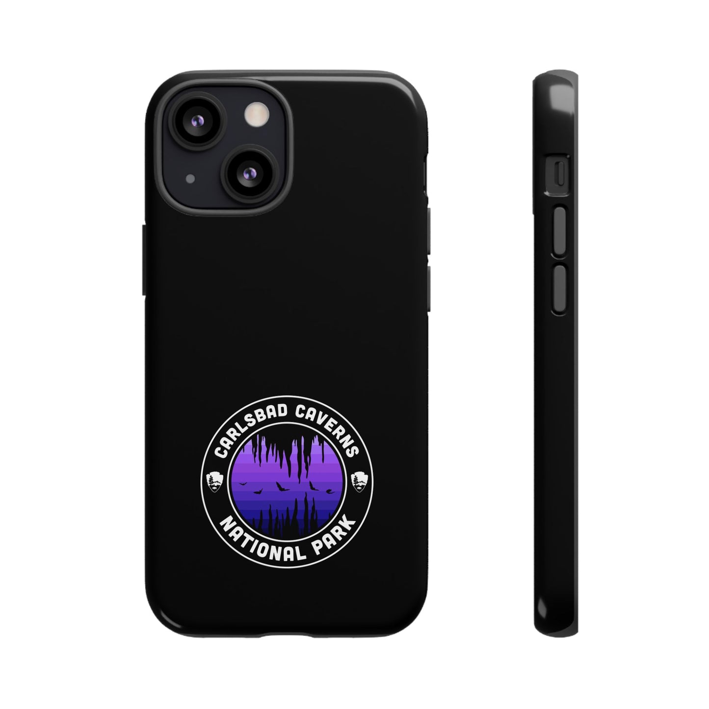 Carlsbad Caverns National Park Phone Case - Round Emblem Design