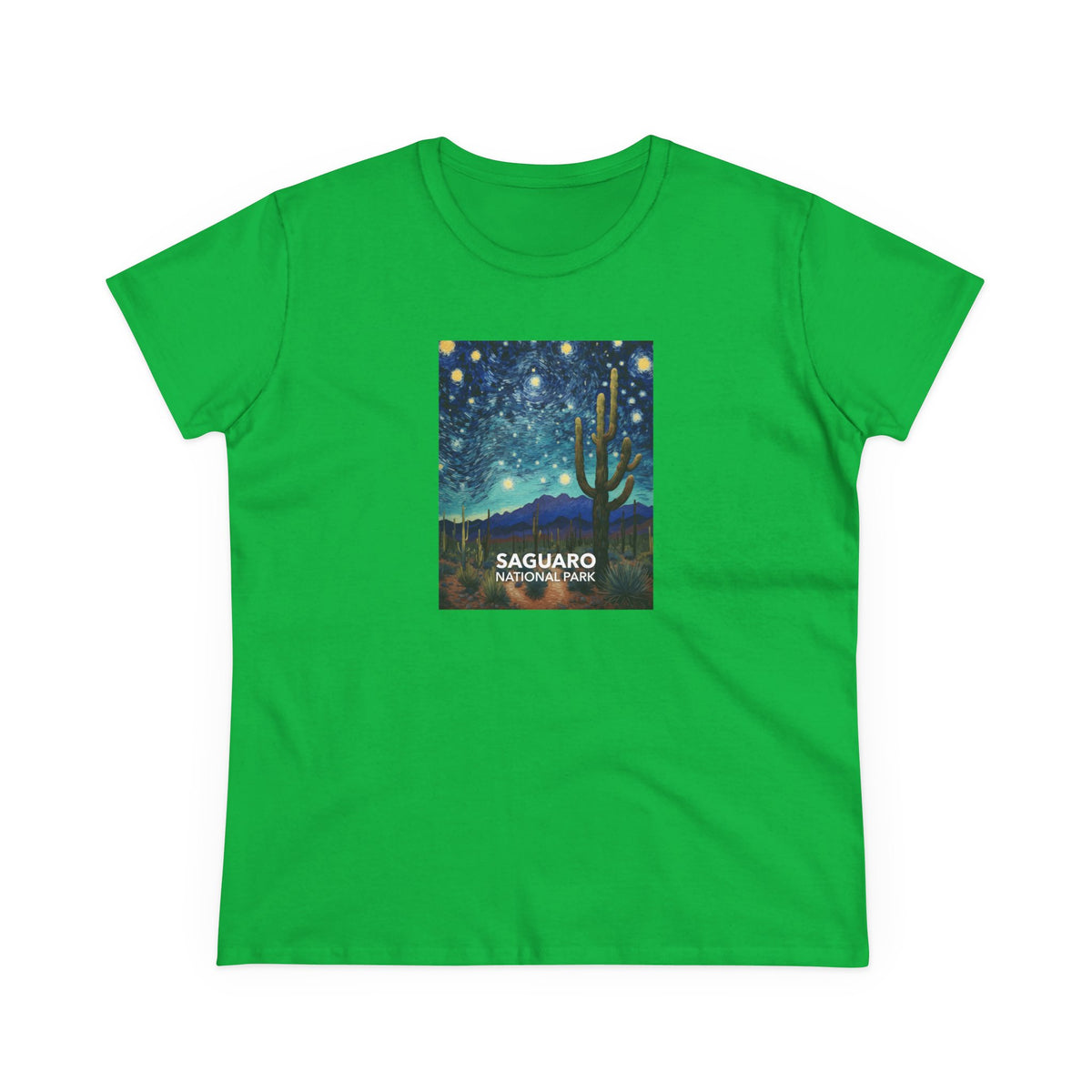 Saguaro National Park Women's T-Shirt - Starry Night