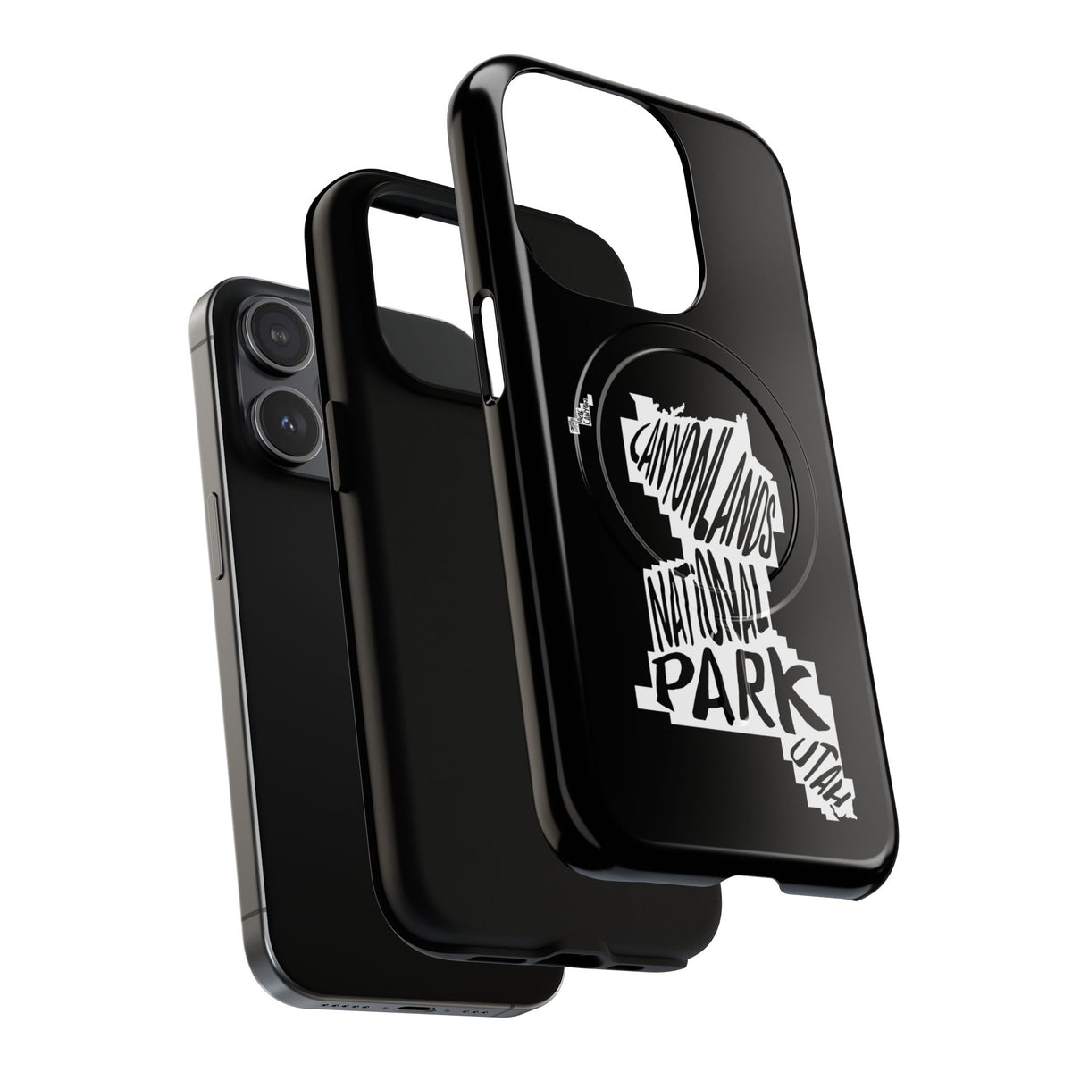 Canyonlands National Park iPhone Case with MagSafe - Map Design
