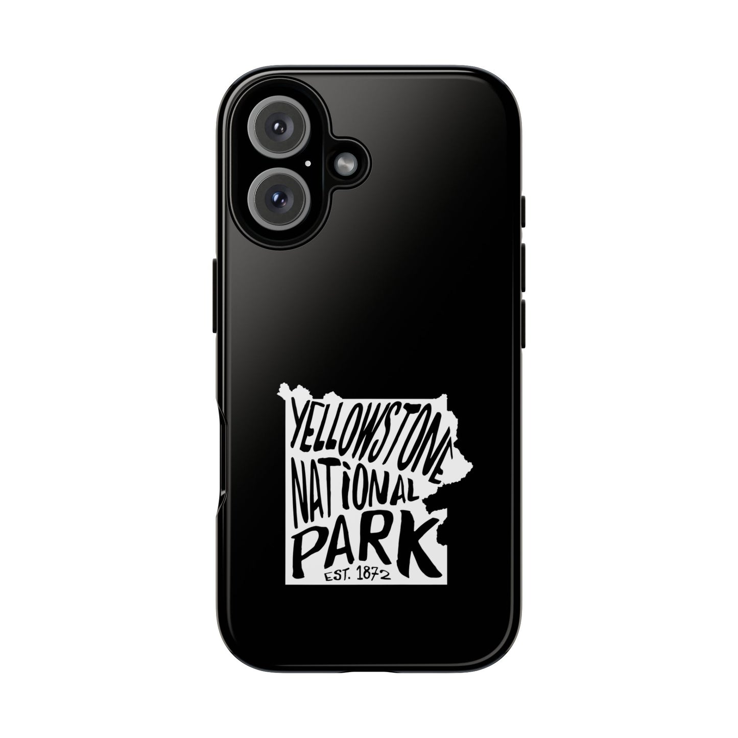 Yellowstone National Park Phone Case - Map Design