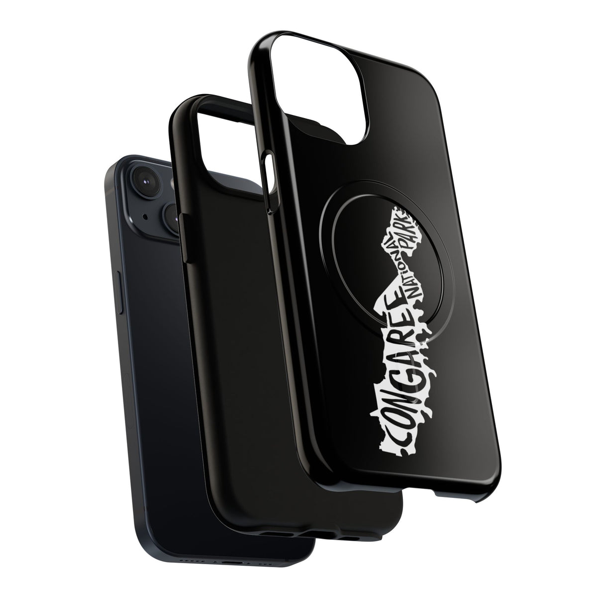 Congaree National Park iPhone Case with MagSafe - Map Design