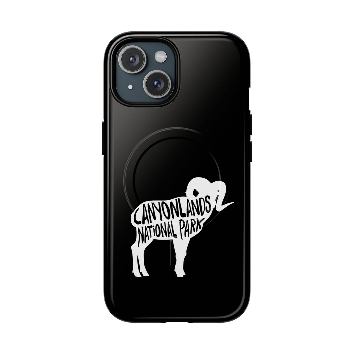 Canyonlands National Park iPhone Case with MagSafe - Bighorn Sheep Design