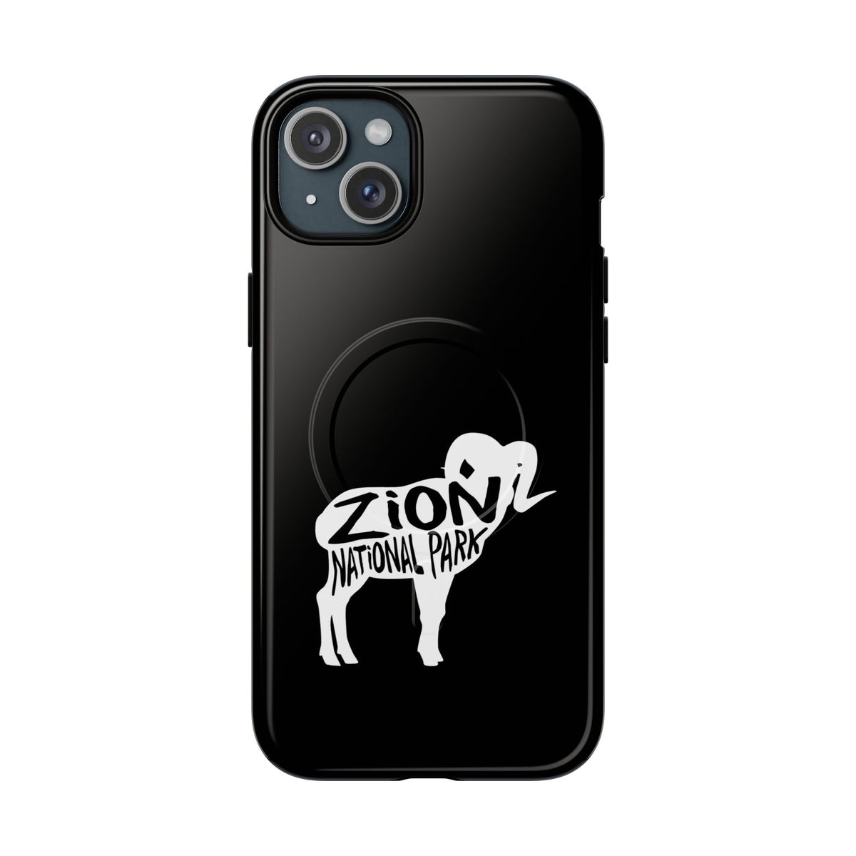 Zion National Park iPhone Case with MagSafe - Bighorn Sheep Design