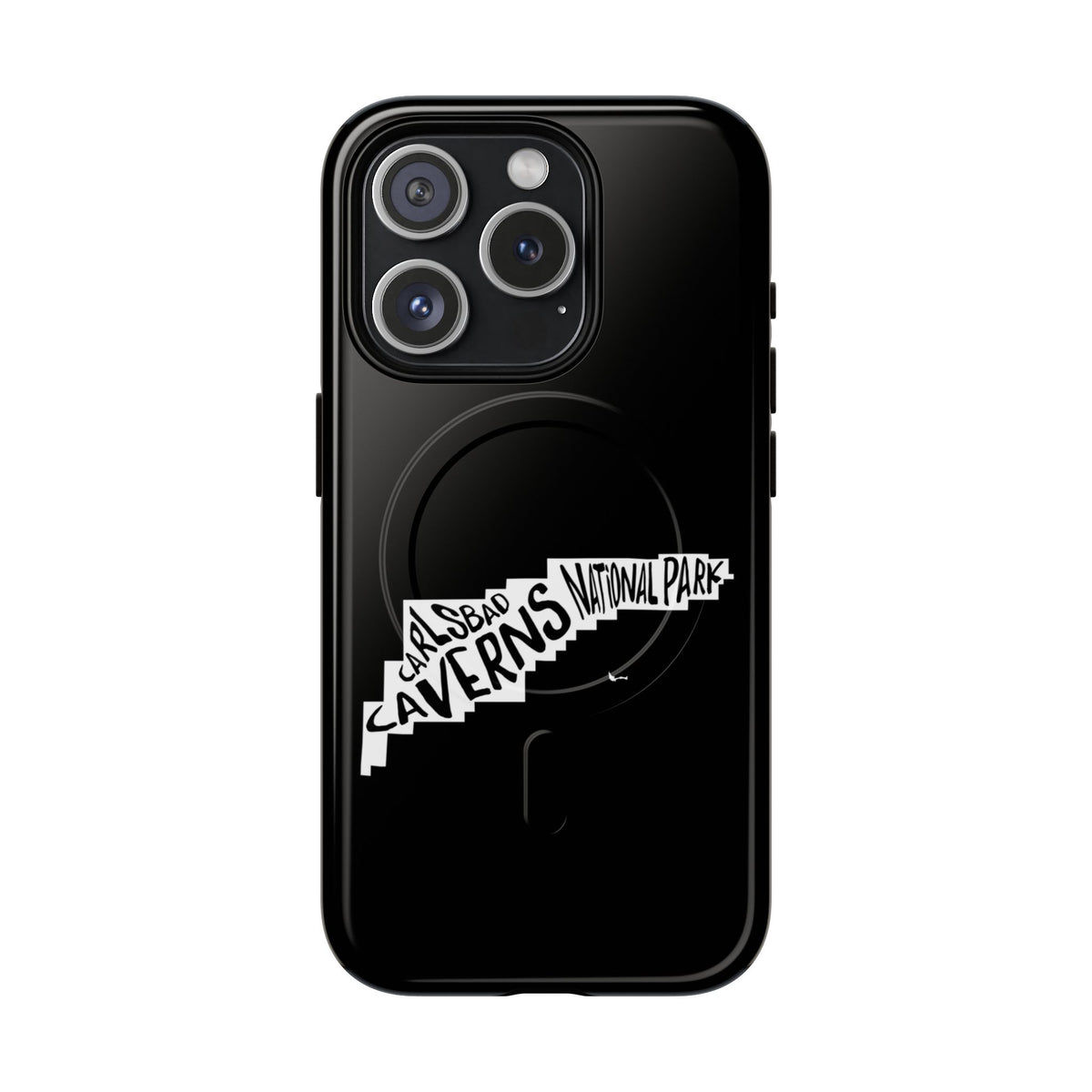 Carlsbad Caverns National Park iPhone Case with MagSafe - Map Design