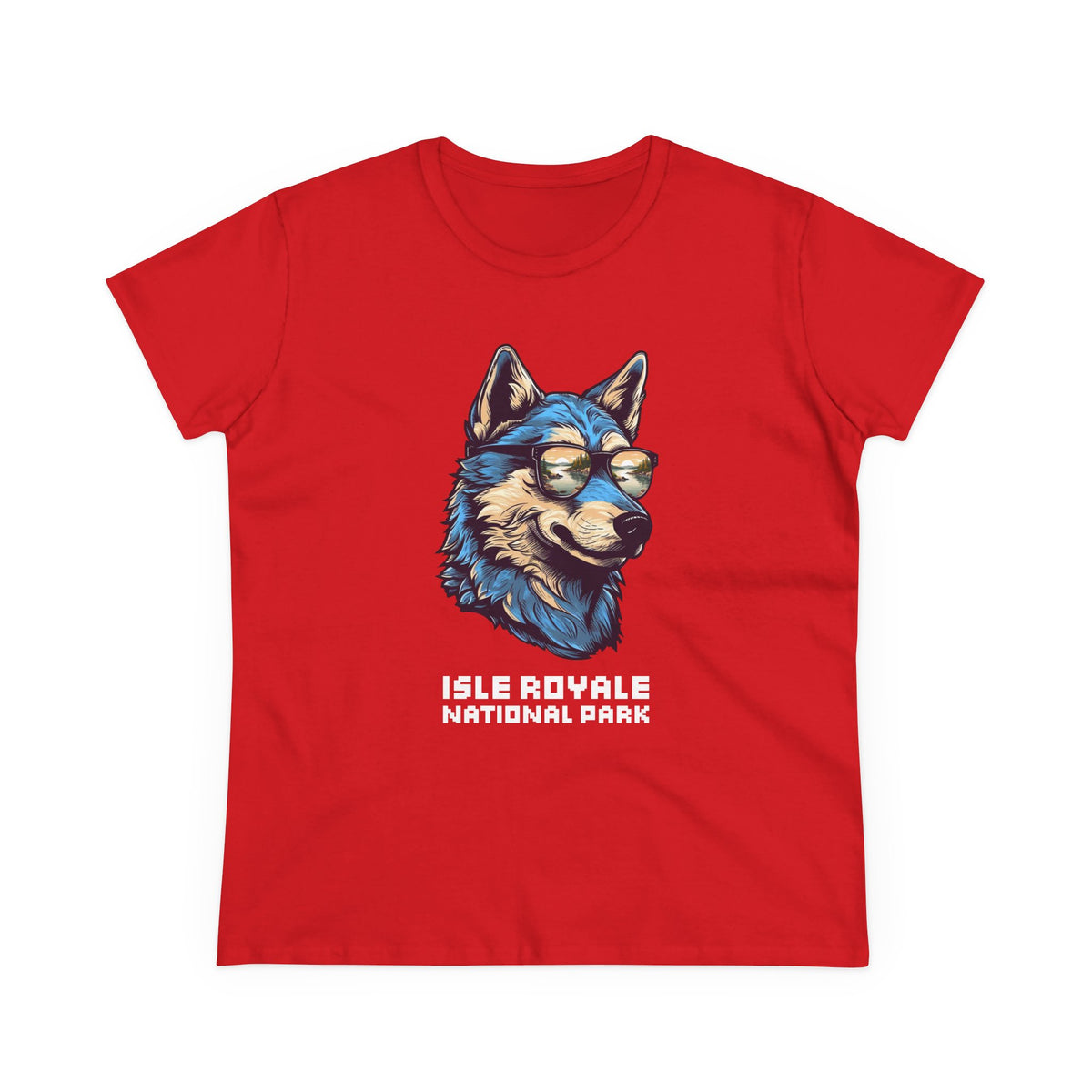 Isle Royale National Park Women's T-Shirt - Cool Wolf