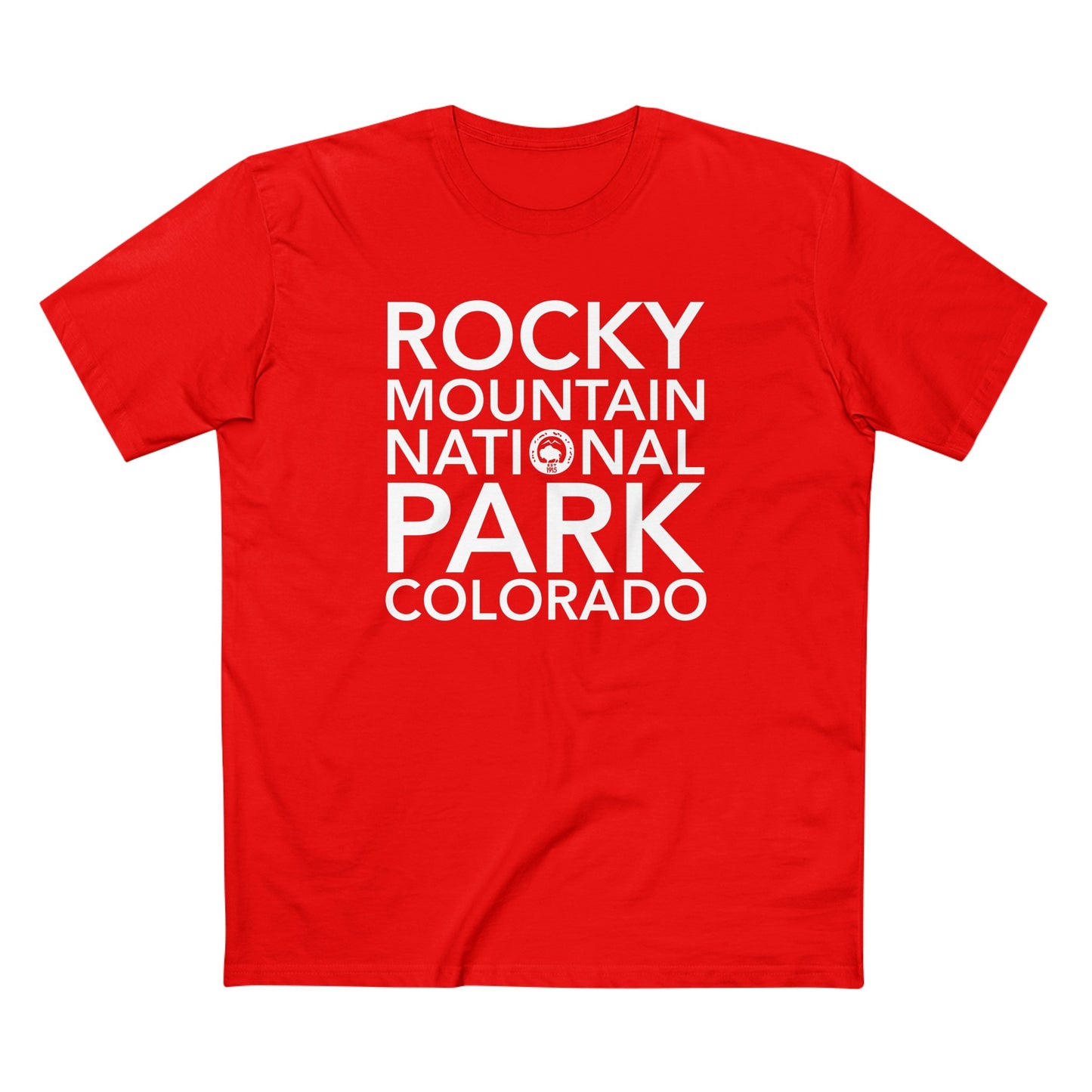 Rocky Mountain National Park T-Shirt Block Text