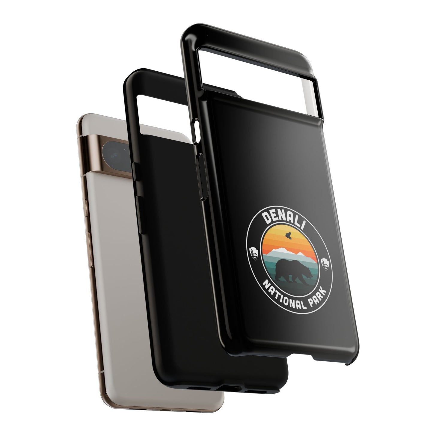 Denali National Park Phone Case - Round Emblem Design