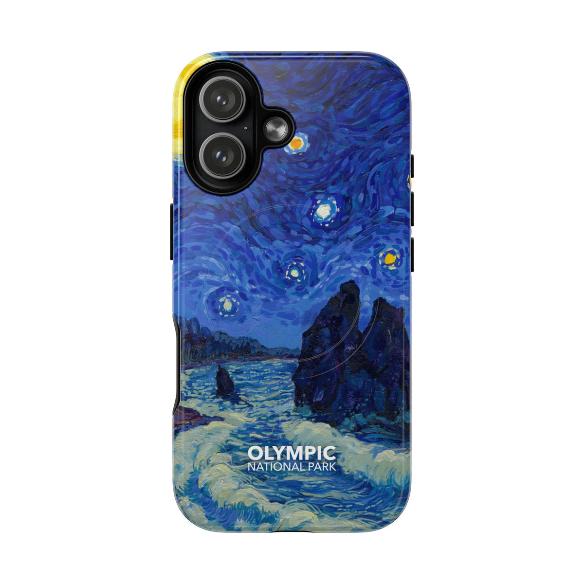 Olympic National Park iPhone Case with MagSafe - Starry Night