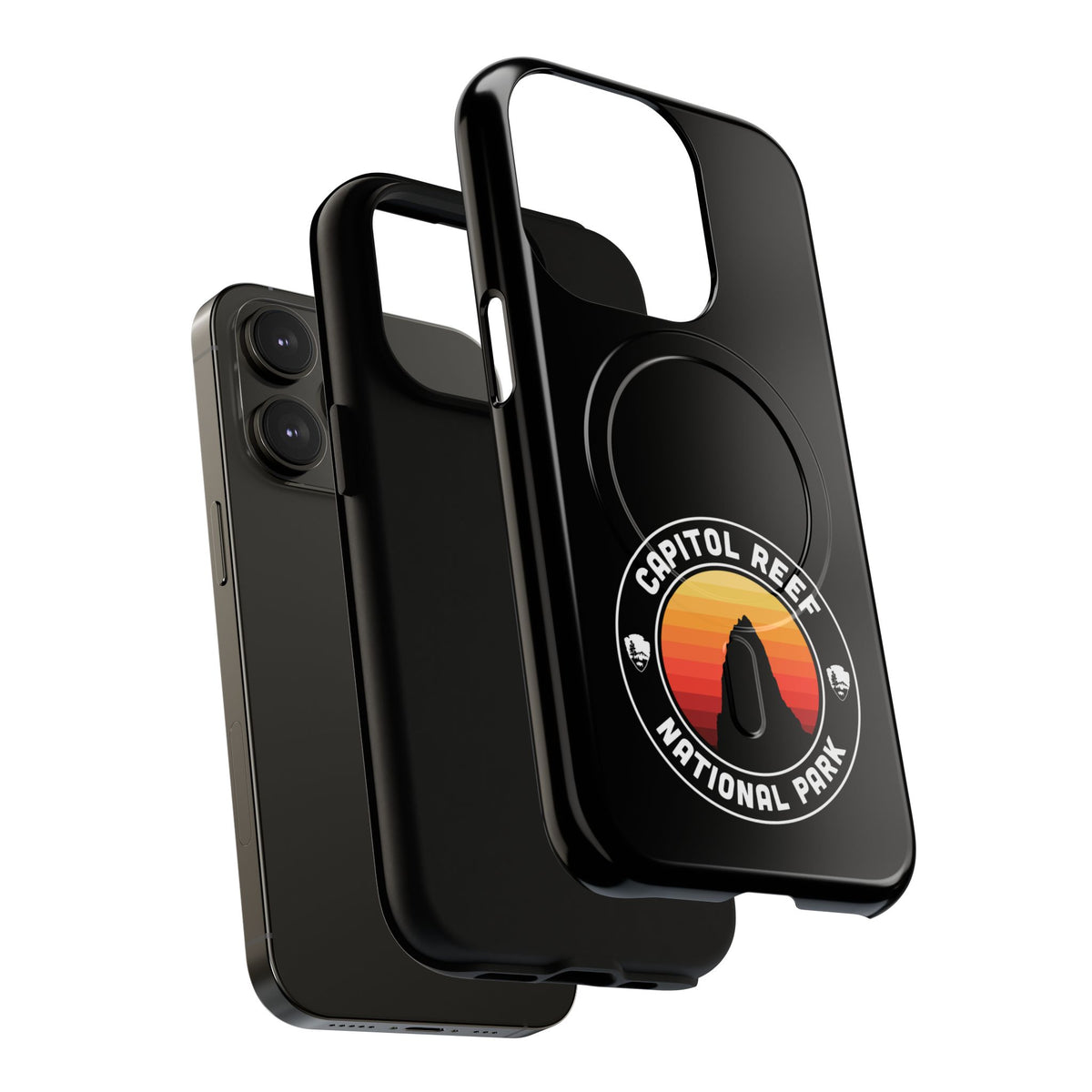 Capitol Reef National Park iPhone Case with MagSafe - Round Emblem Design