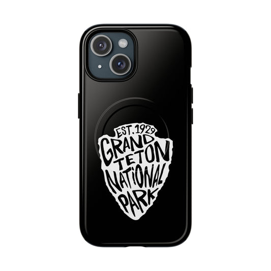 Grand Teton National Park iPhone Case with MagSafe - Arrowhead Design
