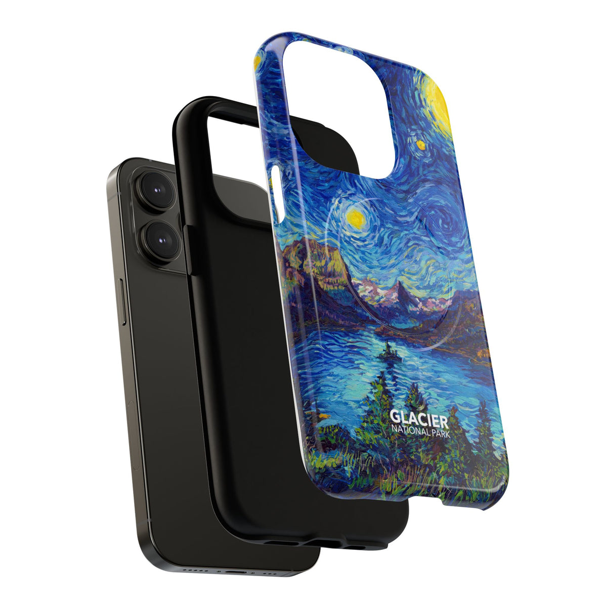 Glacier National Park iPhone Case with MagSafe - Starry Night