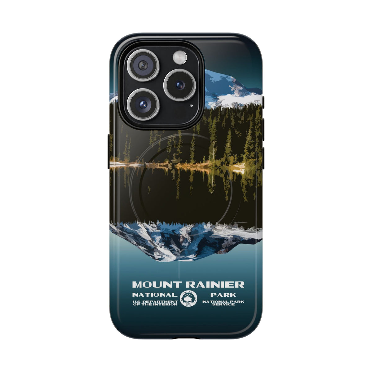 Mount Rainier National Park iPhone Case with MagSafe - WPA Design