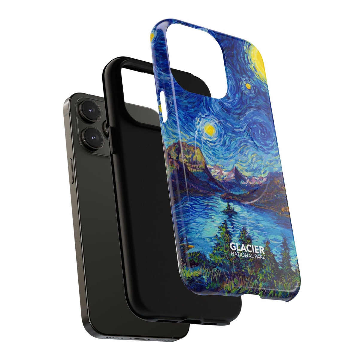 Glacier National Park iPhone Case with MagSafe - Starry Night