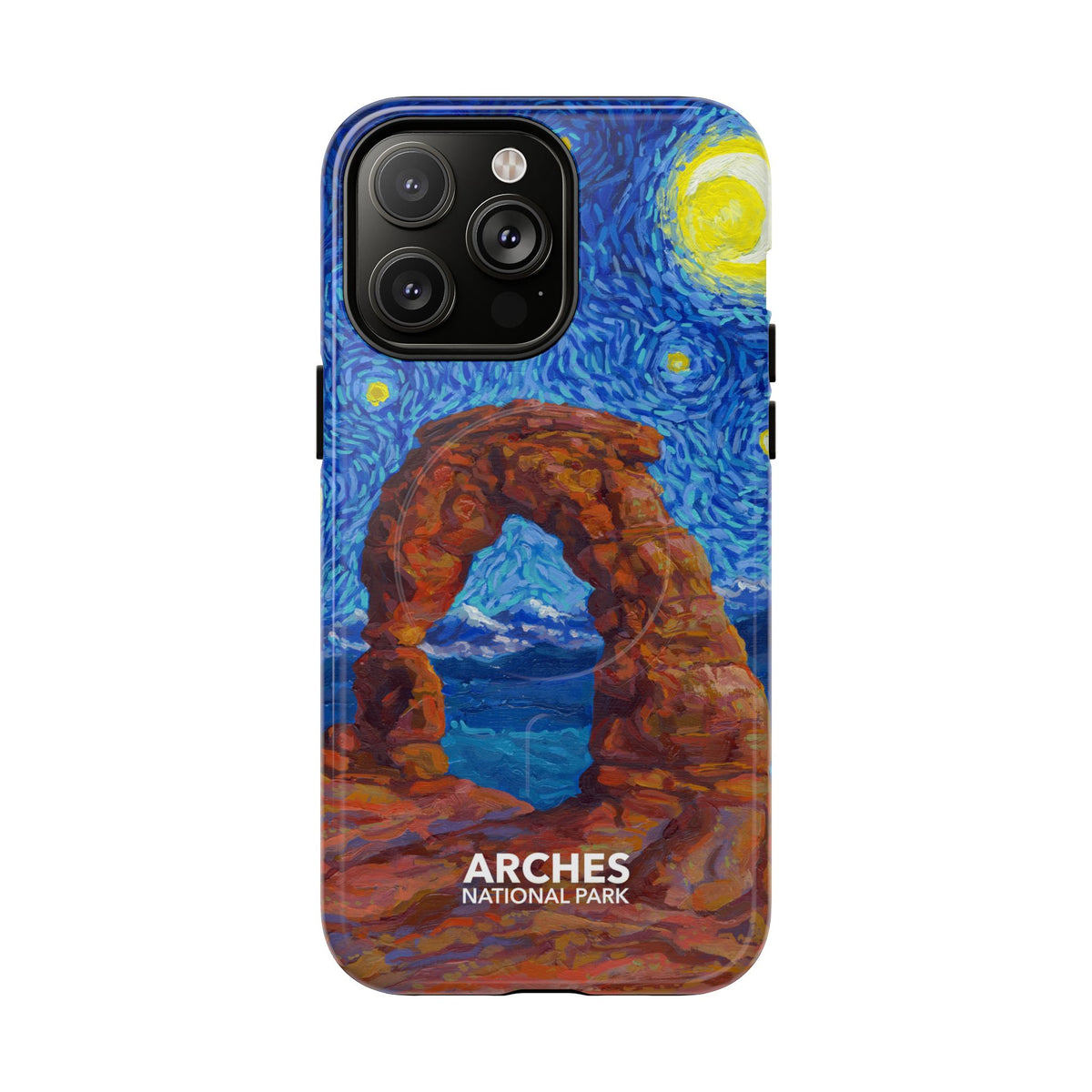 Arches National Park iPhone Case with MagSafe - Starry Night