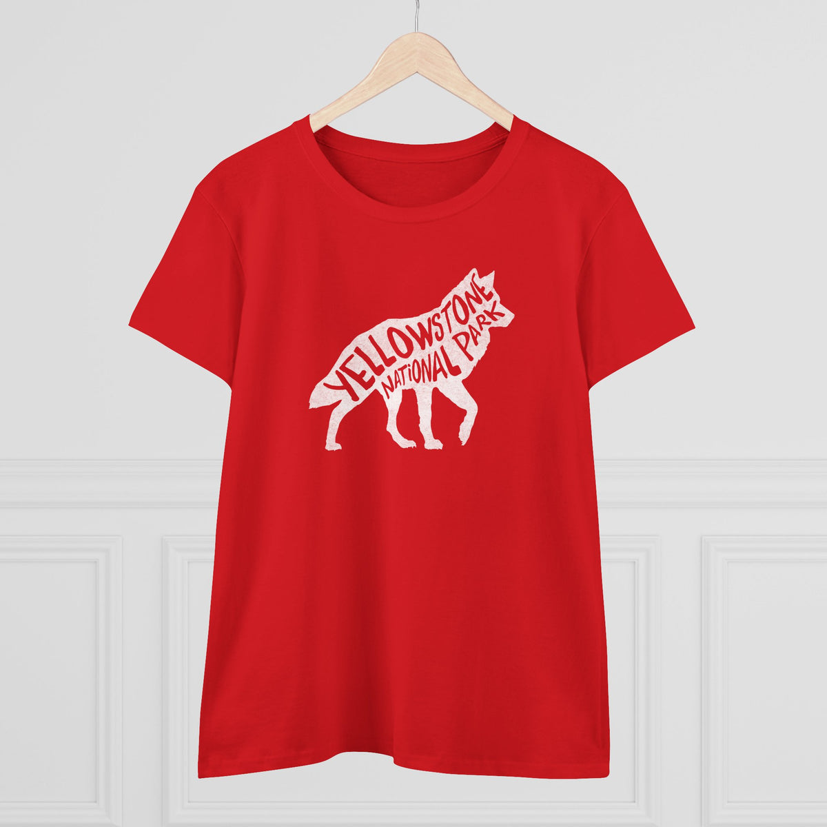 Yellowstone National Park Women's T-Shirt - Wolf