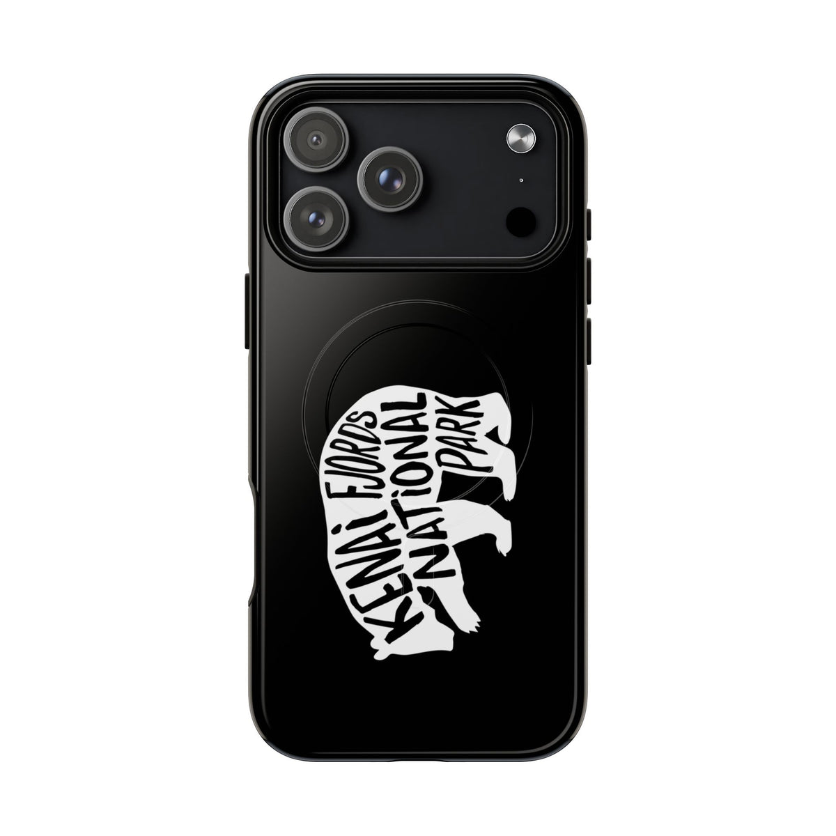 Kenai Fjords National Park iPhone Case with MagSafe - Grizzly Bear Design