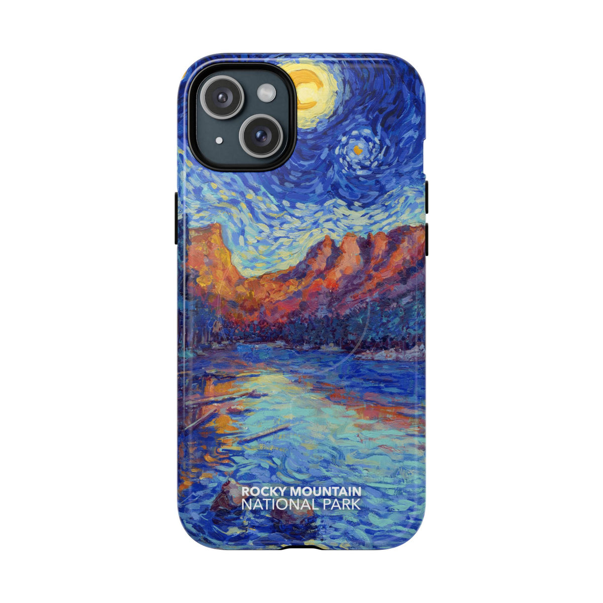 Rocky Mountain National Park iPhone Case with MagSafe - Starry Night